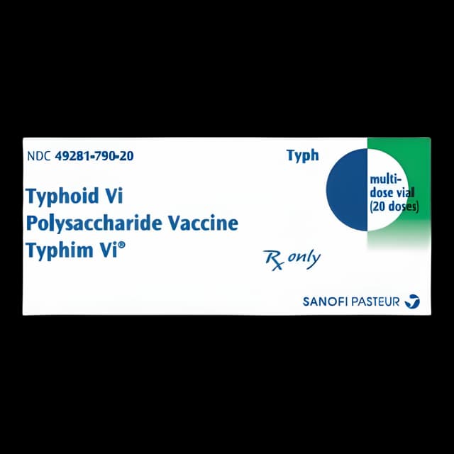 Typhim VI® Typhoid Vaccine Indicated for People 2 Years of Age and Older 25 mcg / 0.5 mL Injection Multiple-Dose Vial 10 mL 20 Doses