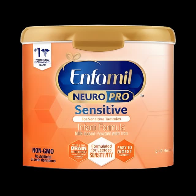 Infant Formula Enfamil NeuroPro™ Sensitive Unflavored 19.5 oz. Canister Powder Milk-Based Lactose Intolerance