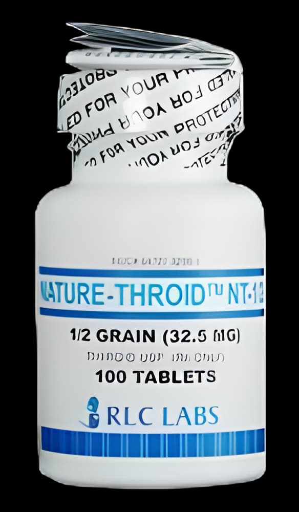 Nature-Throid® Thyroid, Porcine 130 mg Tablet Bottle 100 Tablets