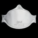 Particulate Respirator Mask 3M™ Aura™ Medical N95 Flat Fold Elastic Strap One Size Fits Most White NonSterile ASTM F1862 Adult