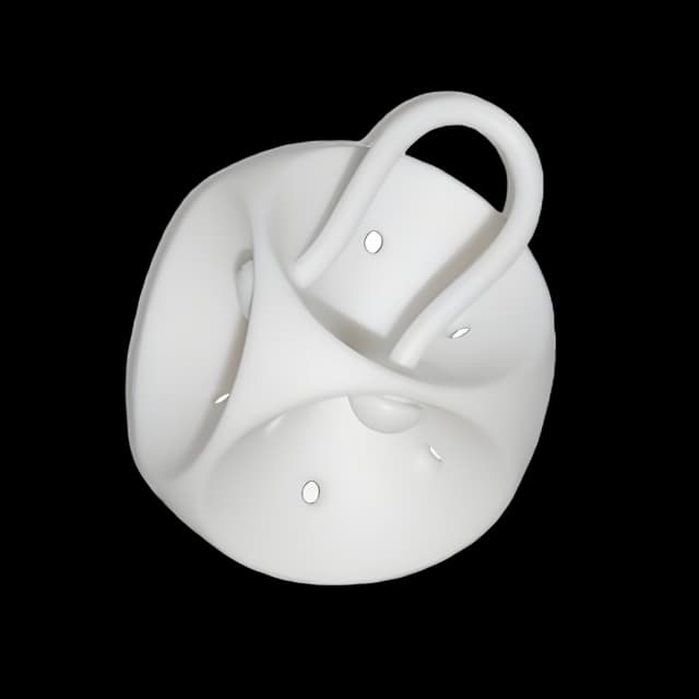 Pessary Cube with Drainage Holes Size 0 Silicone - CU25D