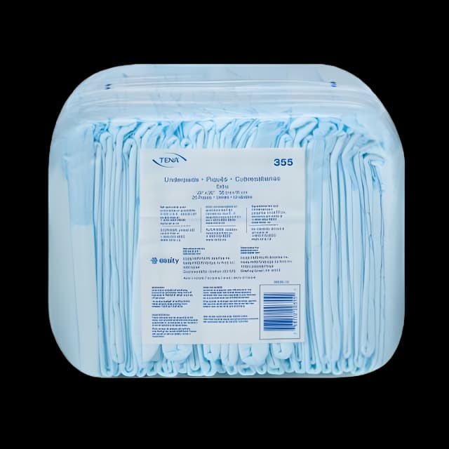 Disposable Underpad TENA® Extra 23 X 36 Inch Polymer Light Absorbency