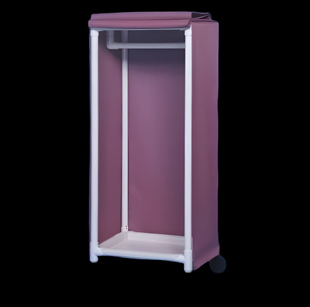 IPU Wineberry Mesh Garment Rack for Healthcare - Easy Mobility