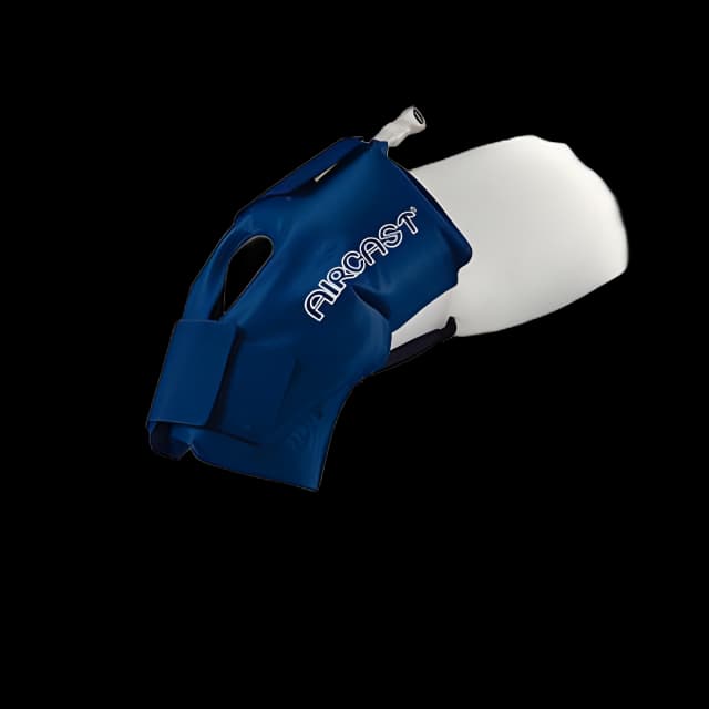 Cold Therapy Wrap AirCast® Cryo/Cuff® Knee Medium 18 to 23 Inch Circumference Nylon / Vinyl Reusable - 3541MK