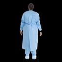 Protective Procedure Gown Halyard X-Large Blue NonSterile Not Rated Disposable