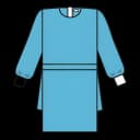 Protective Procedure Gown Halyard X-Large Blue NonSterile Not Rated Disposable