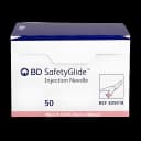 Safety Hypodermic Needle SafetyGlide™ 1-1/2 Inch Length 18 Gauge Thin Wall Sliding Safety Needle