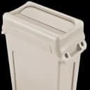 Trash Can Lid Rubbermaid® Slim Jim® Swing Top, Beige, Plastic, 11 X 21 Inch