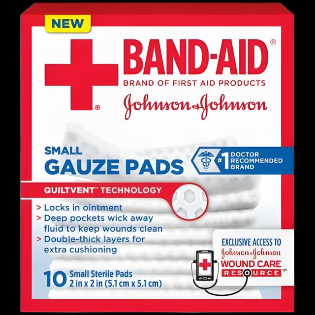 Gauze Sponge Band-Aid® 2 X 2 Inch 1 per Pack Sterile Square