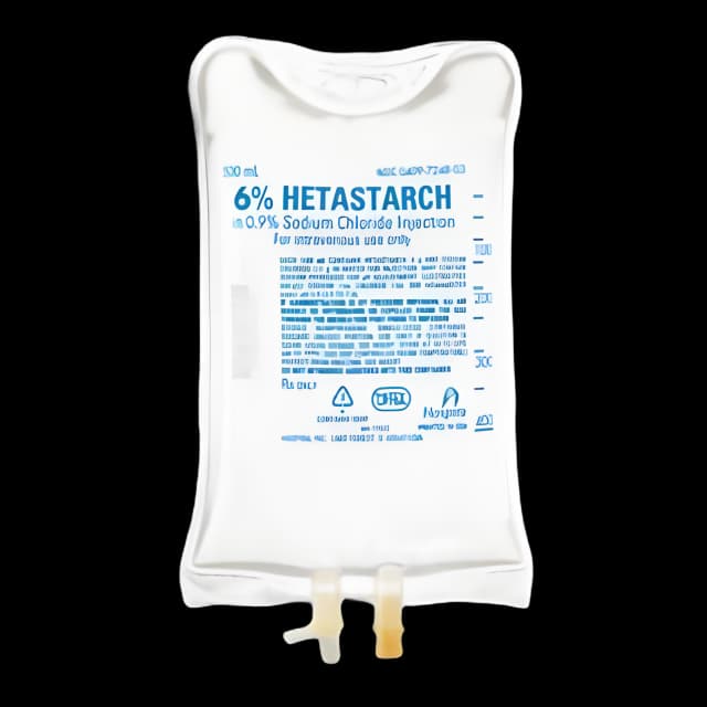 Replacement Preparation Hetastarch / Sodium Chloride 6% - 0.9% IV Solution Flexible Bag 500 mL