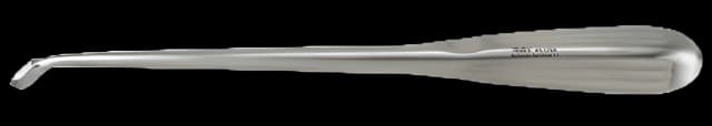 Bone Curette Miltex® Hibbs-Spratt 9 Inch Length Hollow Handle with Grooves Size 00 Tip Reverse Angled Oval Cup Tip