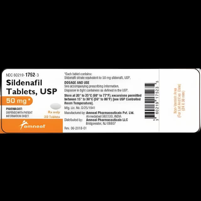 Buy Sildenafil Citrate 50mg Tablets - Treat ED | Amneal