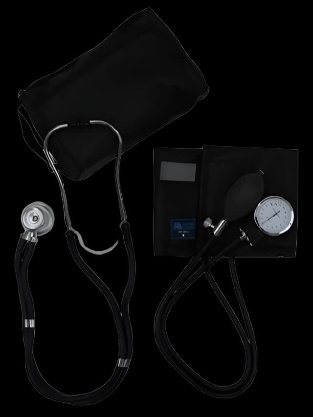 Reusable Aneroid / Stethoscope Set Match Mates® Adult Cuff Dual Head Sprague Stethoscope Pocket Aneroid - 01-360-021