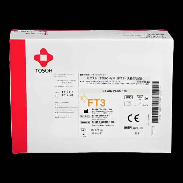Immunoassay Reagent ST AIA-Pack® Free Triiodothyronine (T3) For AIA Automated Immunoassay Systems 100 Tests