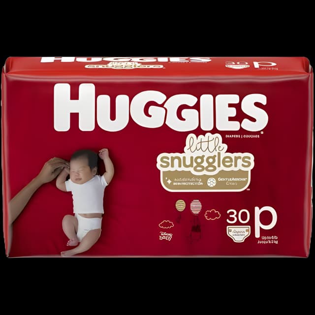 Unisex Baby Diaper Huggies® Little Snugglers Micro Preemie Disposable Moderate Absorbency