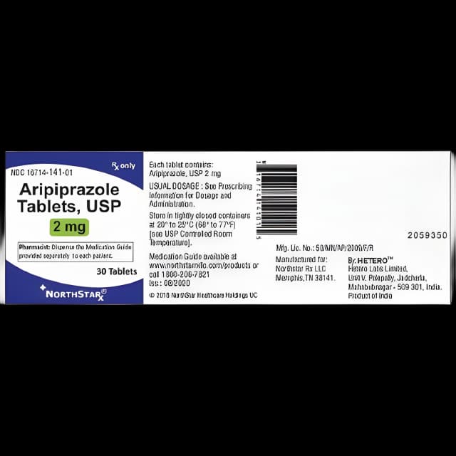 Aripiprazole 2mg Tablets - NorthStar Rx Antipsychotic