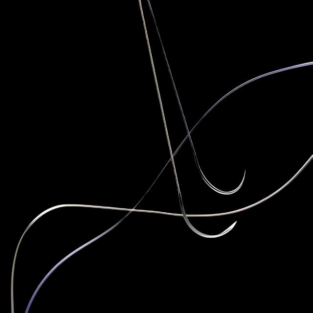 Absorbable Suture with Needle Monosyn® Glyconate DSMP19 3/8 Circle Reverse Cutting Needle Size 4 - 0 Monofilament