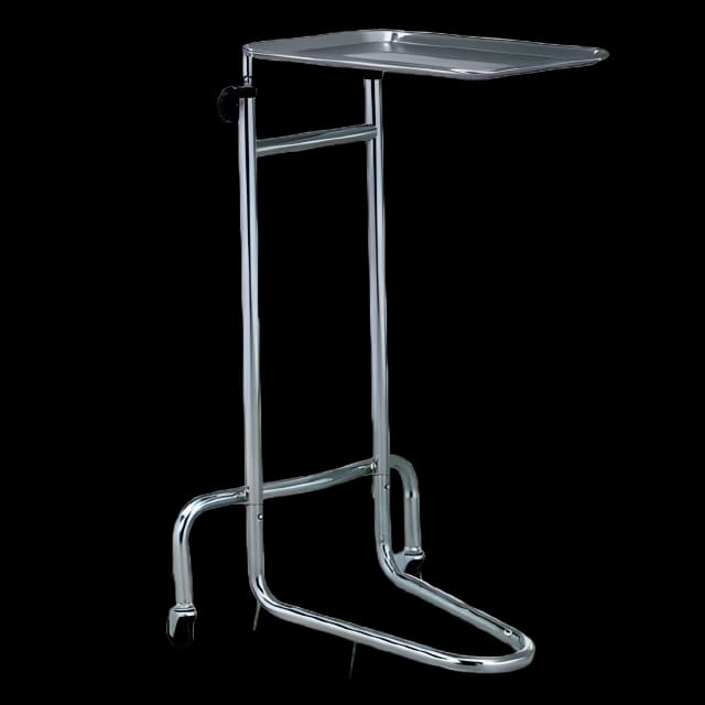 Mayo Instrument Stand Mayo Tray V-Shaped Base 34 - 54 Inch 21 Inch