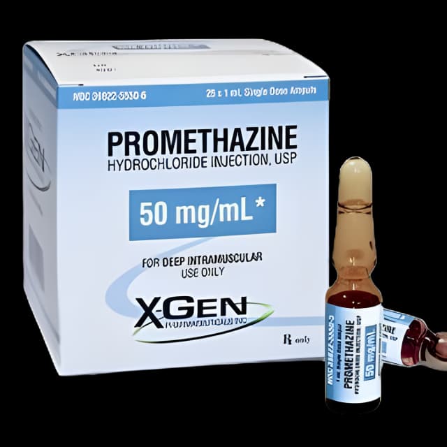 Promethazine HCl 50mg/mL Injection by X-Gen - 1mL Ampule