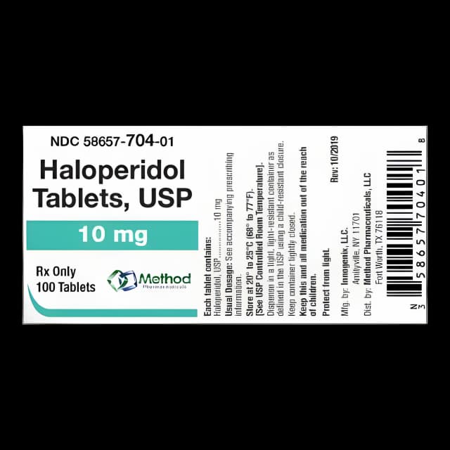 Haloperidol 10mg Tablets - Method Pharmaceuticals