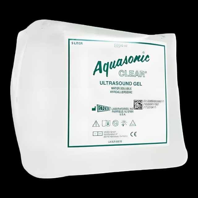 Ultrasound Gel Aquasonic Clear® Transmission 5 Liter Jar - 03-50