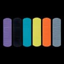 Adhesive Strip Curad® 1 X 3-1/4 Inch Fabric Rectangle Assorted Colors Sterile - BAN294C