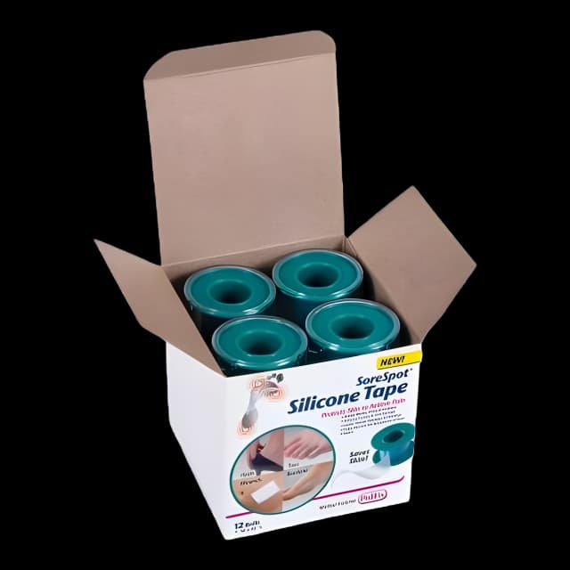 Medical Tape PediFix® SoreSpot® White 1 Inch X 1-1/2 Yard Silicone NonSterile
