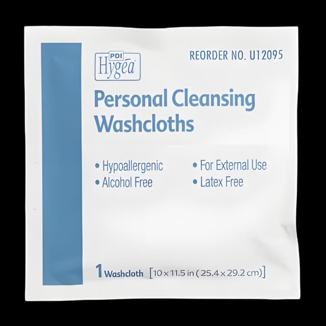 Skin Cleansing Towelette Hygea® Individual Packet Scented 400 Count