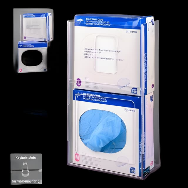 Wall Mount Bouffant Cap Dispenser for Healthcare