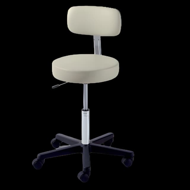 Air Lift Exam Stool Ritter® 273 Value Series Backless Pneumatic Height Adjustment 5 Casters Ash