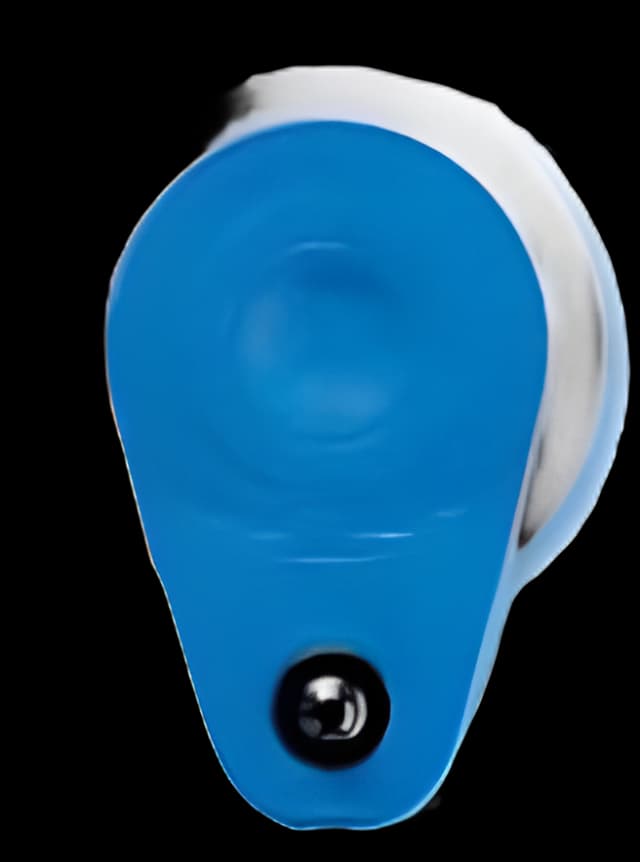 Electrode Sensor Ambu® 53.2 L X 40 W X 40 D mm, Blue, Silver / Silver Chloride, Stud Connector