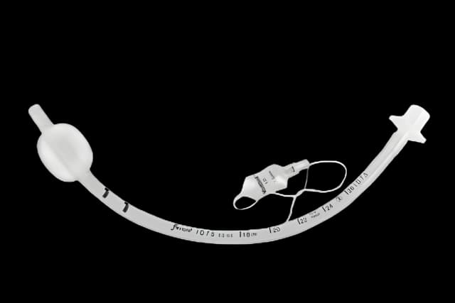 Cuffed Endotracheal Tube Flexicare® VentiSeal Curved 7.0 mm Adult Murphy Eye - 038-971-070U
