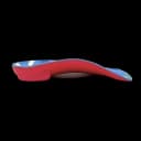 Powerstep® Powerkids® Pediatric Orthotic Insole 3/4 Length Size KE Poron® / EVA Blue / Red Toddler 13 / Child 1