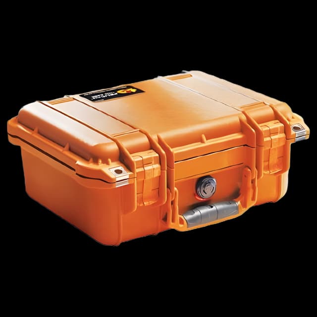 Pelican Case 1400 Medical Equipment Hard Case - Orange