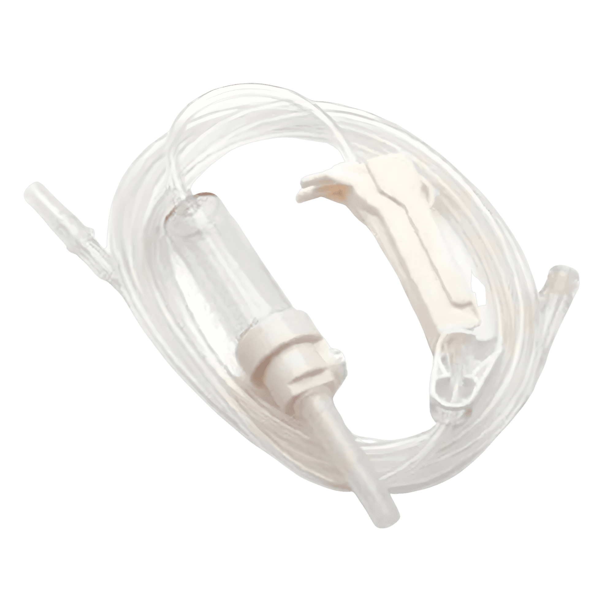 IV Administration Set, 15 Drops, Combination Vented/ Non-vented, 2 Y Injection Sites, Option Lock, Roller Clamp, 2 Occlusion Clamps, 105" Tube, 50/cs