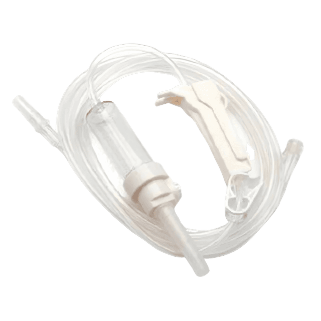 IV Administration Set, 15 Drops, Combination Vented/ Non-vented, 2 Y Injection Sites, Option Lock, Roller Clamp, 2 Occlusion Clamps, 105" Tube, 50/cs