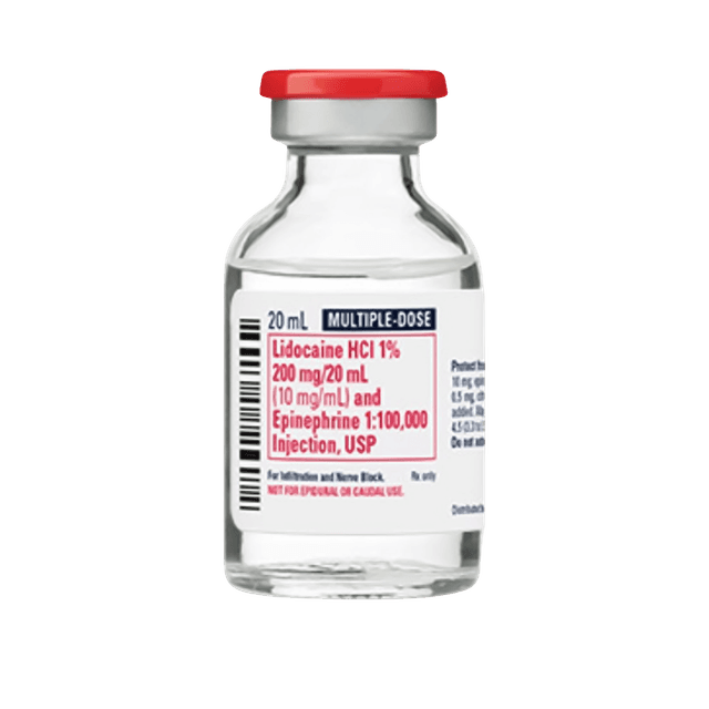 Lidocaine HCl / Epinephrine 1%, 10 mg / mL - 1:100,000 USP Injection 20 mL
