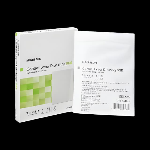 McKesson Silicone Wound Contact Layer Dressing 3x4
