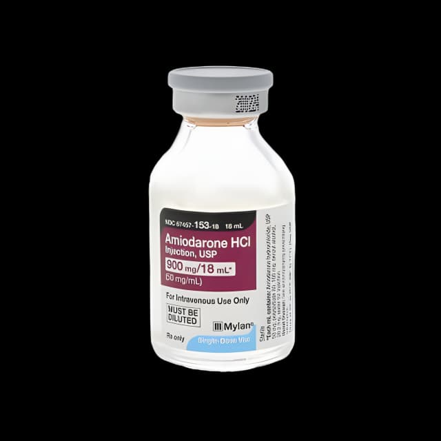 Amiodarone HCl 50 mg / mL Injection Single-Dose Vial 18 mL - 1011280
