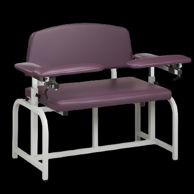 Bariatric Blood Drawing Chair - Padded, Adjustable Arms