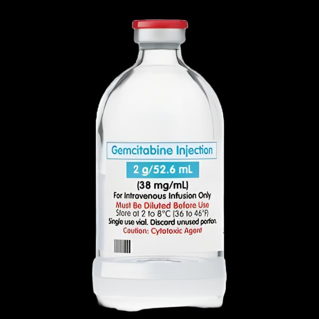 Gemcitabine HCl, Preservative Free 2 Gram / 52.6 mL Injection Single-Use Vial 52.6 mL