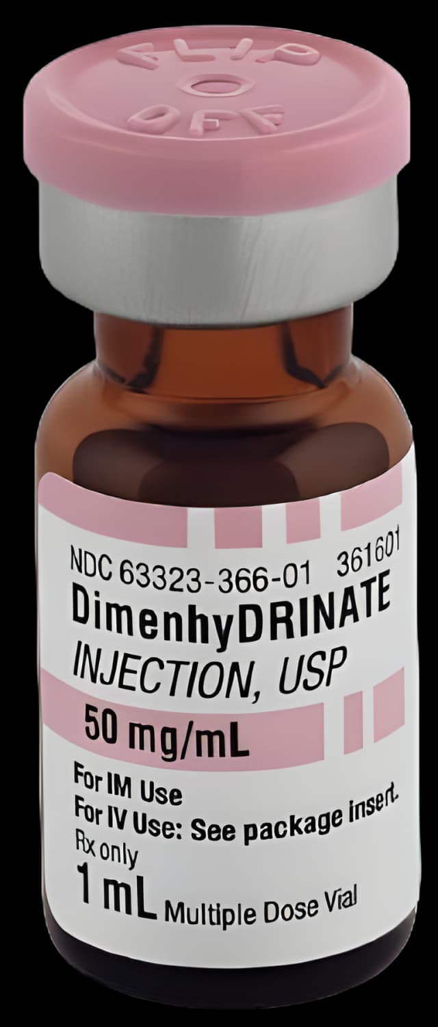Dimenhydrinate 50 mg / mL Injection Multiple-Dose Vial 1 mL