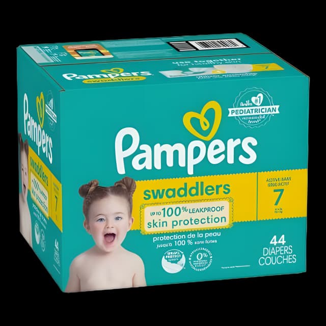 Pampers Swaddlers Size 7: Heavy Absorbency Baby Diapers