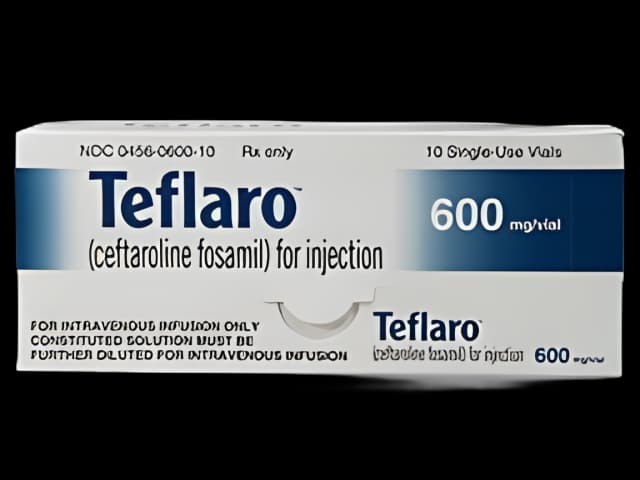 Teflaro® Ceftaroline Fosamil Acetate 600 mg Injection Single-Use Vial