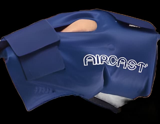 Cold Therapy Wrap AirCast® Cryo/Cuff® Knee Medium 18 to 23 Inch Circumference Nylon / Vinyl Reusable - 11A01