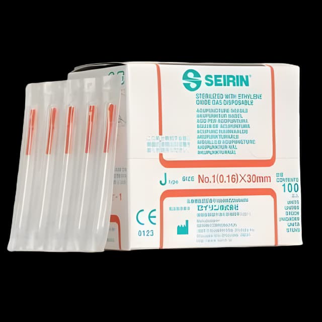 Acupuncture Needle Seirin® 8 Japanese Gauge 30 mm Length J-Type - SJ.30X30