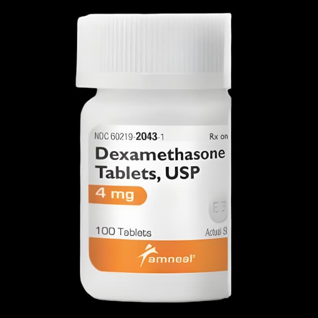 Dexamethasone 4 mg Tablet Bottle 100 Tablets