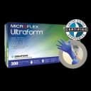 Exam Glove Ultraform® X-Small NonSterile Nitrile Standard Cuff Length Textured Fingertips Blue Not Rated