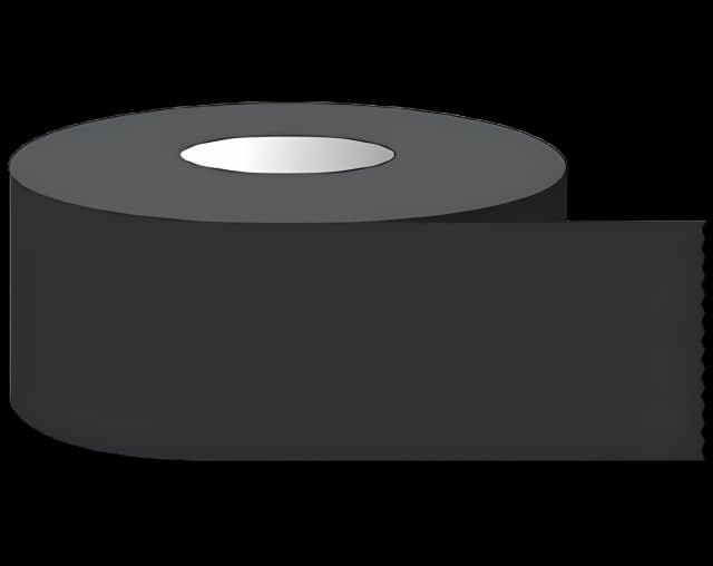 Blank Label Tape Shamrock Multipurpose Label Black 1/2 X 500 Inch