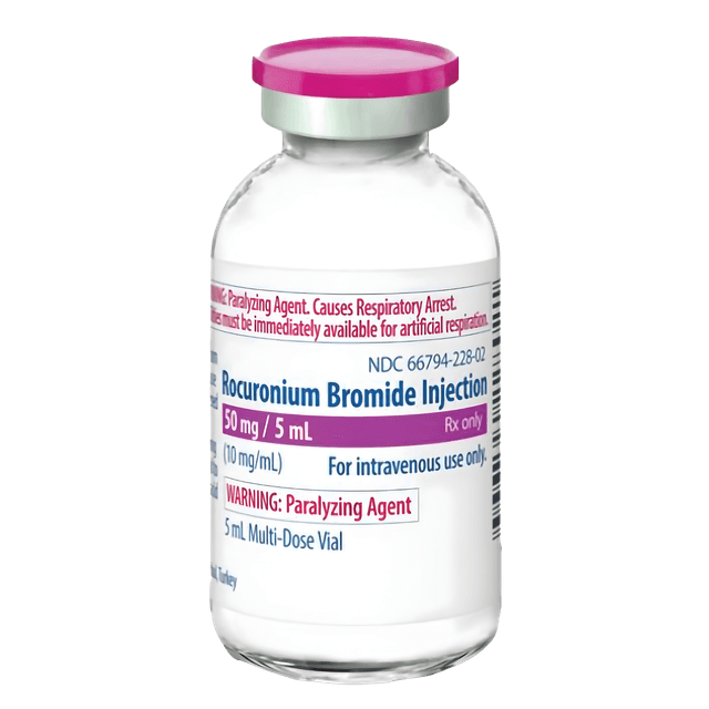 Rocuronium Bromide 10 mg / mL Injection 5 mL (10/CT)